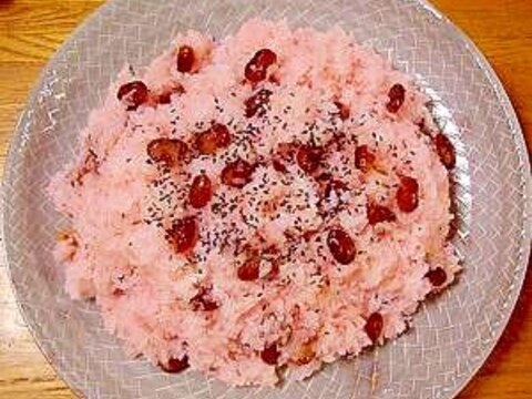 甘納豆のお赤飯～北海道～